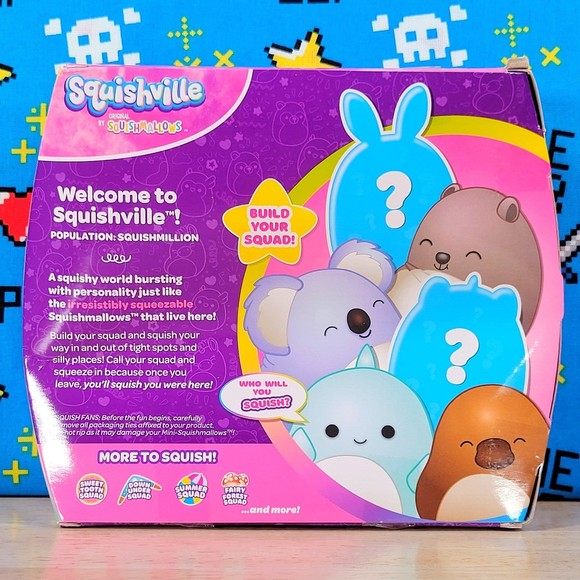 Squishmallow Squishville Down Under Squad 2.5" UltraSoft Stuffed Plush Set New - Picture 2 of 4